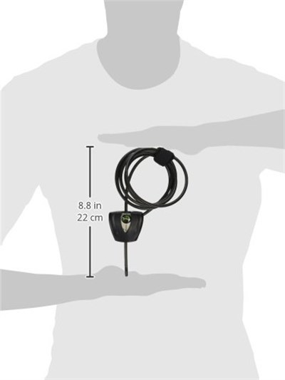 Master Lock Anahtarlı Siyah Python Bisiklet Kilidi, Ayarlanabilir Metal Kablo Kilidi, Dış Mekan Ekipmanları, Bisikletler, 6 Ayak Uzunluğunda, 8417D için Hava Koşullarına Dayanıklı Vinil Kaplamaya