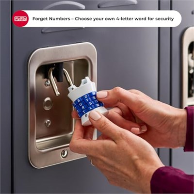 Master Lock Dikey Zuruecksetzbar kelime kombinasyon asma kilit, 1535DWD