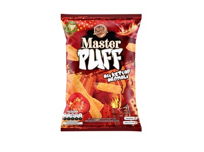 Master Puff Acı Ketçap Çeşnili Mısır Çerezi 90gr