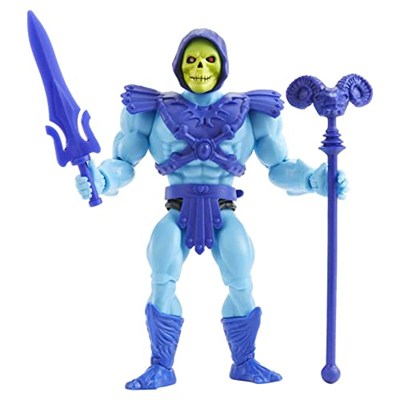 Masters of the Universe Origins İskelet Aksiyon Figürü, Hikaye Oyunu ve Ekranı için Karakter, 6 ila 10 Yaş ve Yetişkin Koleksiyoncuları için Hediye, HGH45