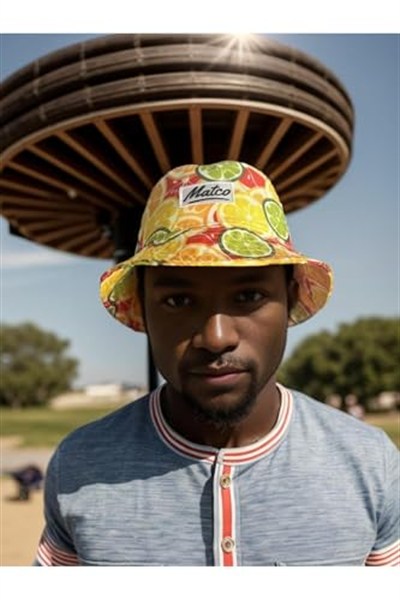 MATCO Bucket Hat Matco Desenli Renkli Balıkçı Şapka