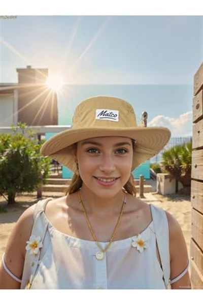 MATCO Matco Tech Sun Hat (BALIKÇILIK, YELKENCİLİK VE HER TÜRLÜ DOĞA SPORLARI IÇİN) açık kahve Standart