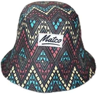 MATCO Renkli Desenli Unisex Balıkçı (BUCKET Şapka-1