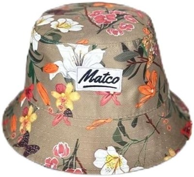 MATCO Renklii Desenli Unisex Balıkçı (BUCKET) Şapka desenli Standart