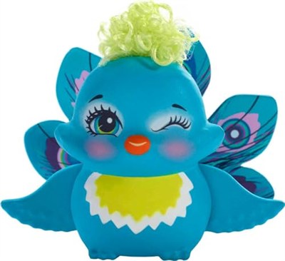 Mattel Enchantimals-Enchantimals Karakter Bebekler Tavuskuşu Patter Bebek Ve Flap Fxm74