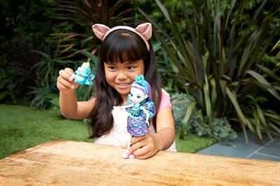 Mattel Enchantimals-Enchantimals Karakter Bebekler Tavuskuşu Patter Bebek Ve Flap Fxm74