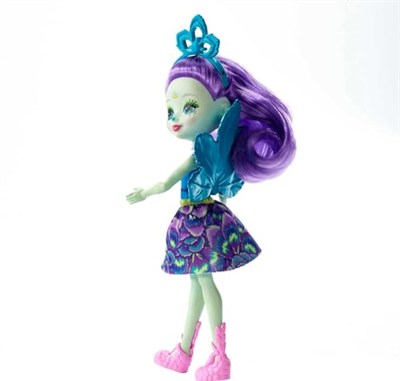 Mattel Enchantimals-Enchantimals Karakter Bebekler Tavuskuşu Patter Bebek Ve Flap Fxm74