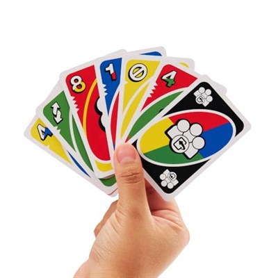 Mattel Games UNO Flex™ Aileler için eğlenceli oyun gecelerine ilham veren UNO™ Flex kart oyunu HMY99