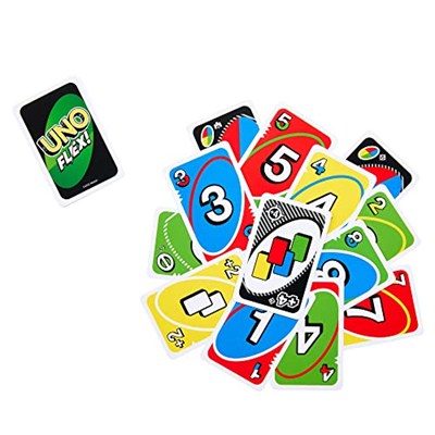 Mattel Games UNO Flex™ Aileler için eğlenceli oyun gecelerine ilham veren UNO™ Flex kart oyunu HMY99