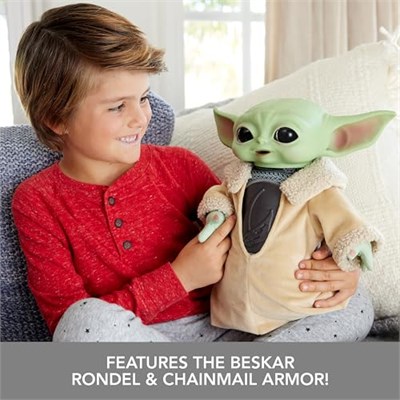 Mattel, Star Wars Grogu Pelüş Figür, Hpg49, Çok Renkli
