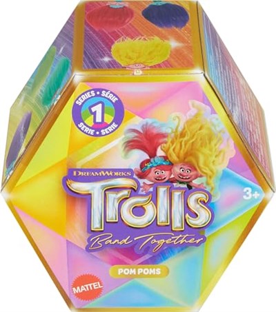 Mattel Trolls Band Together Pom Pom Anahtarlık S1 Sürpriz Paket HPB53