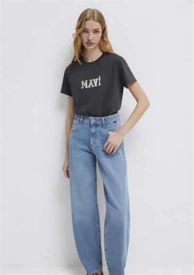 Mavi Baskılı Gri Tişört Regular Fit/Normal Kesim 1612232-34853