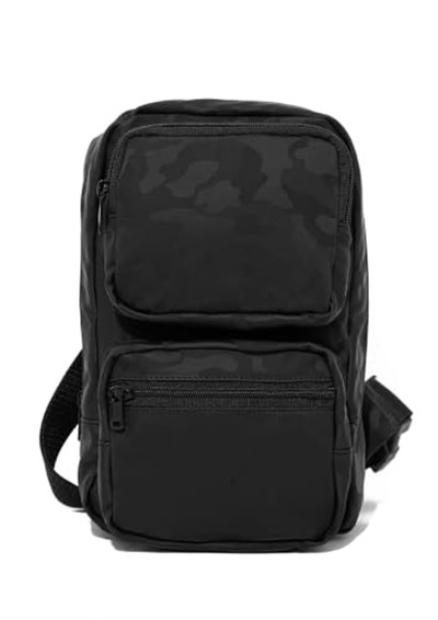 Mavi Kamuflaj Baskılı Siyah Çanta 091811-900 Siyah-900 One Size
