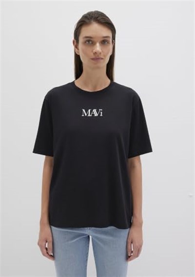 Mavi Logo Baskılı Beyaz Tişört Regular Fit/Normal Kesim 1611594-620