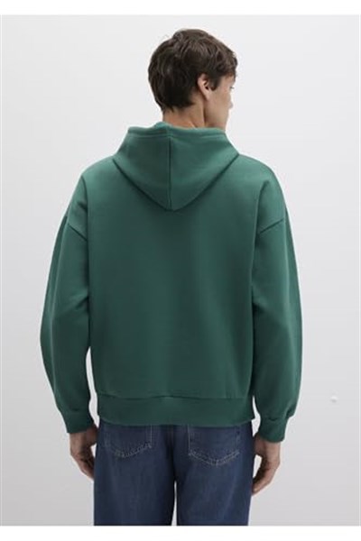 Mavi Logo Baskılı Kapüşonlu Kırmızı Sweatshirt 067149-70464