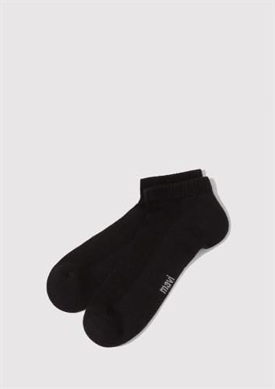 Mavi Siyah Havlu Patik Çorap 091992-900 Siyah-900 One Size