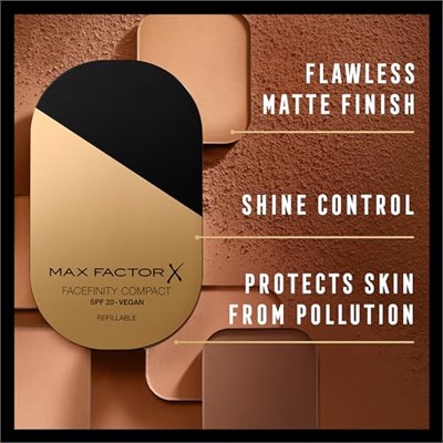 Max Factor Facefinity Compact Foundation, 03 Natural, 10 G