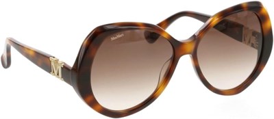 Maxmara MM 0015 52F GEOMETRİK KEMİK Cerceve Güneş Bayan Gözlüğü