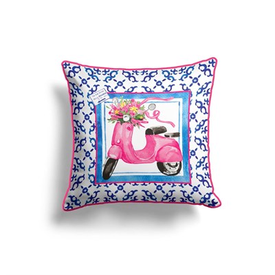 Maxxdeco 43x43 Cm Biyeli Kırlent Kılıfı
