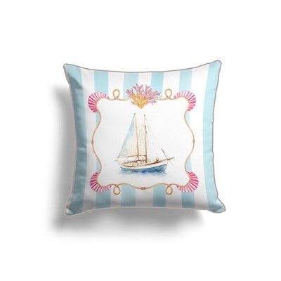 Maxxdeco 43x43 Cm Halat Biyeli Kırlent Kılıfı