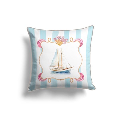 Maxxdeco 43x43 Cm Halat Biyeli Kırlent Kılıfı