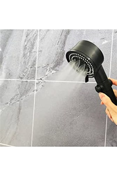 Mayaglory Turbo Fan 5 Fonksiyonlu Su Tasarruflu Dus Basligi Turbo El Dusu Siyah