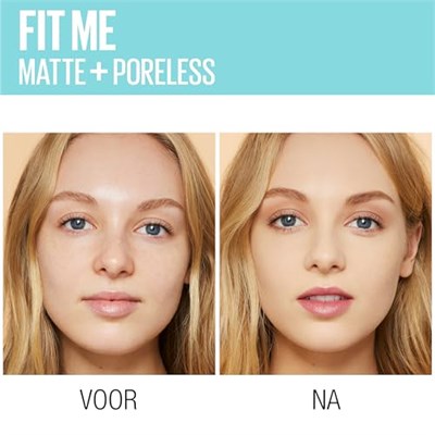 Maybelline New York Fit Me Matte+Poreless Fondöten - 105 Natural Ivory (30 ml) - Seçenekler: 1 Fl Oz (Pack of 1), 1.01 Fl Oz (Pack of 1), Pack of 2...