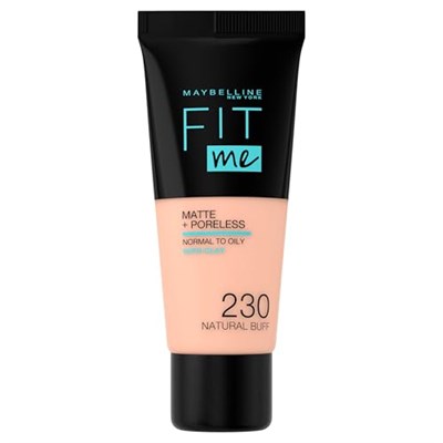 Maybelline New York Fit Me Matte+Poreless Fondöten - 230 Natural Buff (30 ml)