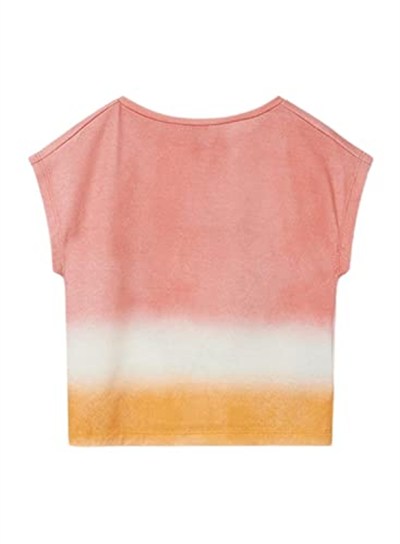 Mayoral Kız Çocuk T-Shirt, Kısa Kollu, Bisiklet Yaka, Pembe, 10 Yaş