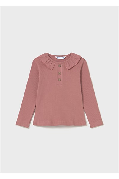 Mayoral Kız Çocuk Uzun Kollu Polo Tişört 2112 Polo