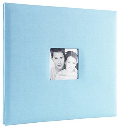 MCS MBI Fashion Stoff 30,48 cm 30 cm (30 cm) sayfa Top Load Scrapbook fotoğraf açıklığı ile, gök mavisi, 12 by 12