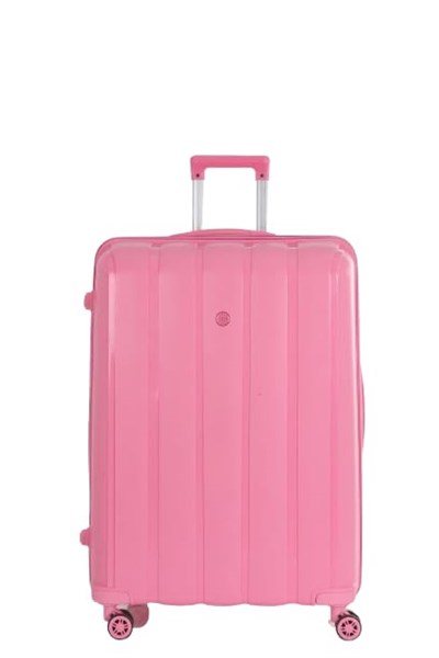 MÇS Polipropilen Büyük Boy Valiz V305 76 Cm Pembe