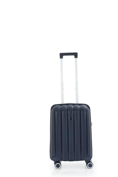 MÇS Polipropilen Valiz 55 Cm Kabin Boy, V305, Lacivert, Üniseks Yetişkin
