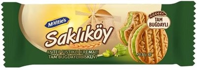McVities Saklıköy Antep Fıstıklı Kremalı Bisküvi, 78.5 Gr