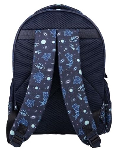 Me Çanta 24408 PJ Mask Space Crem Okul Çantası İki Bölmeli Sırt Çantası 29x39x16 cm 16 Litre