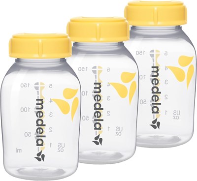 Medela 3lü Anne Sütü Saklama Şişe Seti - BPA İçermez - 3 x 150 ml - Seçenekler: 3lü anne sütü şişeleri, Freestyle