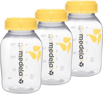 Medela 3lü Anne Sütü Saklama Şişe Seti - BPA İçermez - 3 x 150 ml - Seçenekler: 3lü anne sütü şişeleri, Freestyle