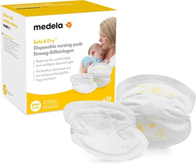 Medela Tek kullanımlık stiller, ipeksi yumuşaklık, hijyenik, emici, 30 adet