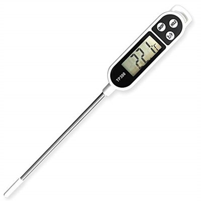 Meilliger Termometre Mutfak Evrensel Ev Termometresi Dijital Pişirme Termometresi Mutfak Termometresi Et Termometresi, Okunabilir 50°C - 300°C, °C/°F Değiştirilebilir Termometre