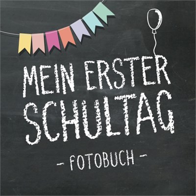 Mein erster Schultag 2023, Fotobuch zum Schulanfang für Mädchen und Jungen: Erinnerungsalbum & Gästebuch als Geschenk für die Schultüte zum ersten Schultag
