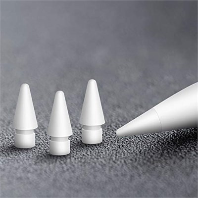 MEKO Apple Pencil 1. Nesil ve 2. Nesil için 4lü Paket Değiştirme İpuçları, iPad Pro Kalem için Kalem Uçları - Beyaz