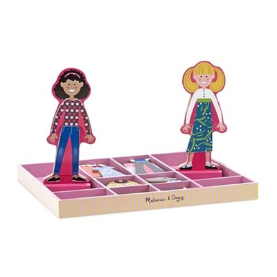 Melissa & Doug 14940 Ahşap Mıknatıslı Giydirme Abby Ile Emma