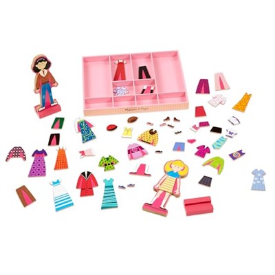 Melissa & Doug 14940 Ahşap Mıknatıslı Giydirme Abby Ile Emma