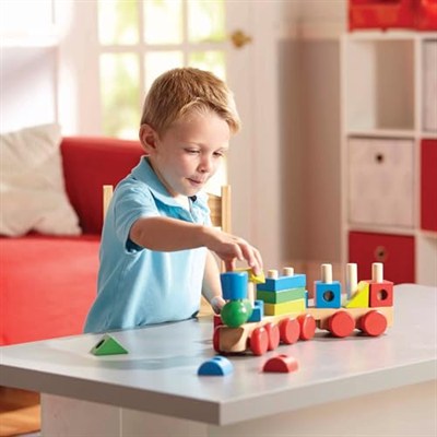 Melissa & Doug Ahşap Tren, 18 Parça (10572)