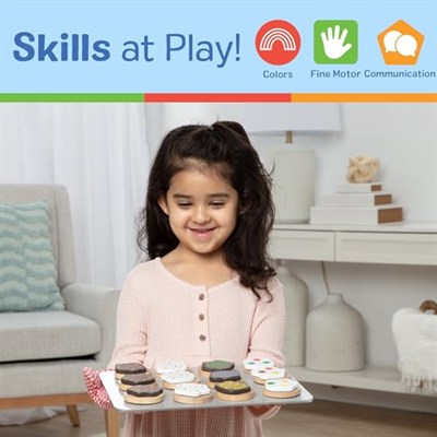 Melissa & Doug Gebäck-Set aus Holz (30 Teile)