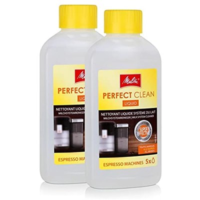 Melitta 2 x 202034 Perfect Clean Espresso makineleri Milchsystem temizleyici 250 ml
