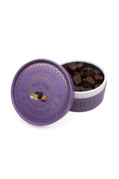 Melodi Bitter Çikolatalı Duble Fıstıklı Lokum 250 gr