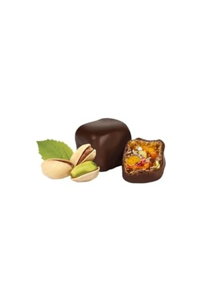 Melodi Bitter Çikolatalı Duble Fıstıklı Lokum 250 gr