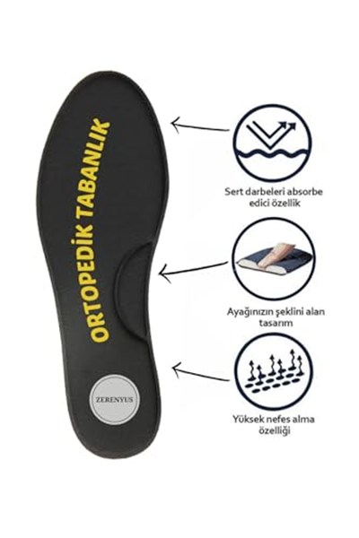 Memory Foam Yumuşak Ayakkabı Ortopedik Tabanlık - Akıllı Hafızalı