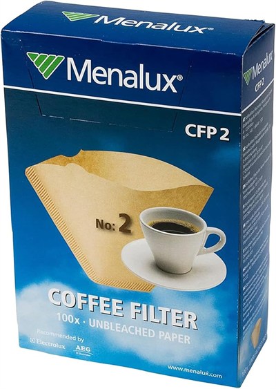 Menalux CFP4 - 100 Kağıt Filtre, Numara 4, Damla Kahve Makinesi için